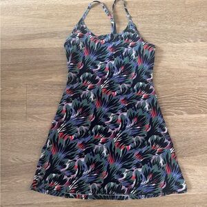 Outdoor Voices Multicolor Patterned Mini Dress